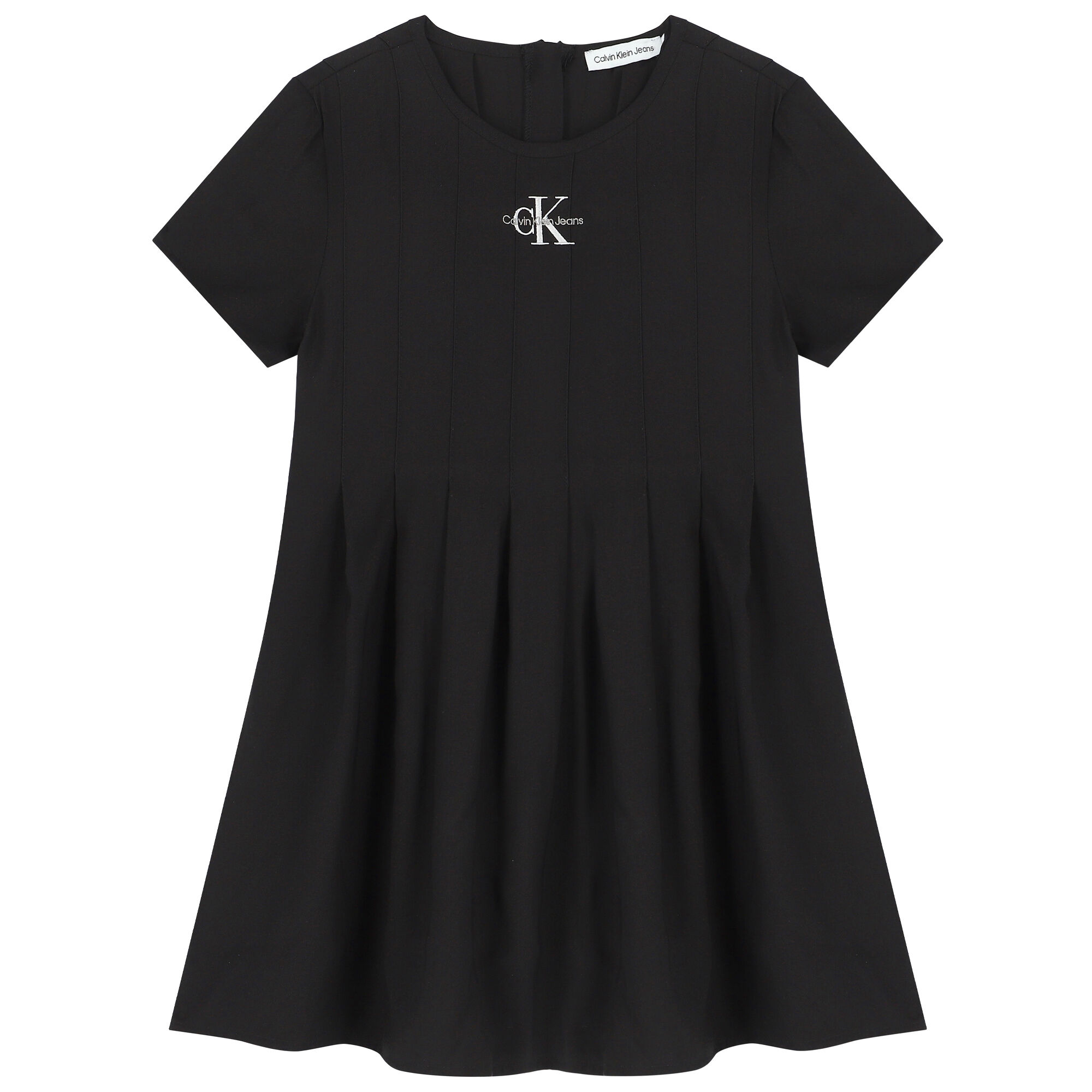 Calvin klein black and white dress hotsell