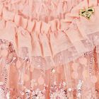 Girls Pink Embellished Tulle Dress, 1, hi-res