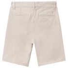 Boys Beige Shorts, 1, hi-res