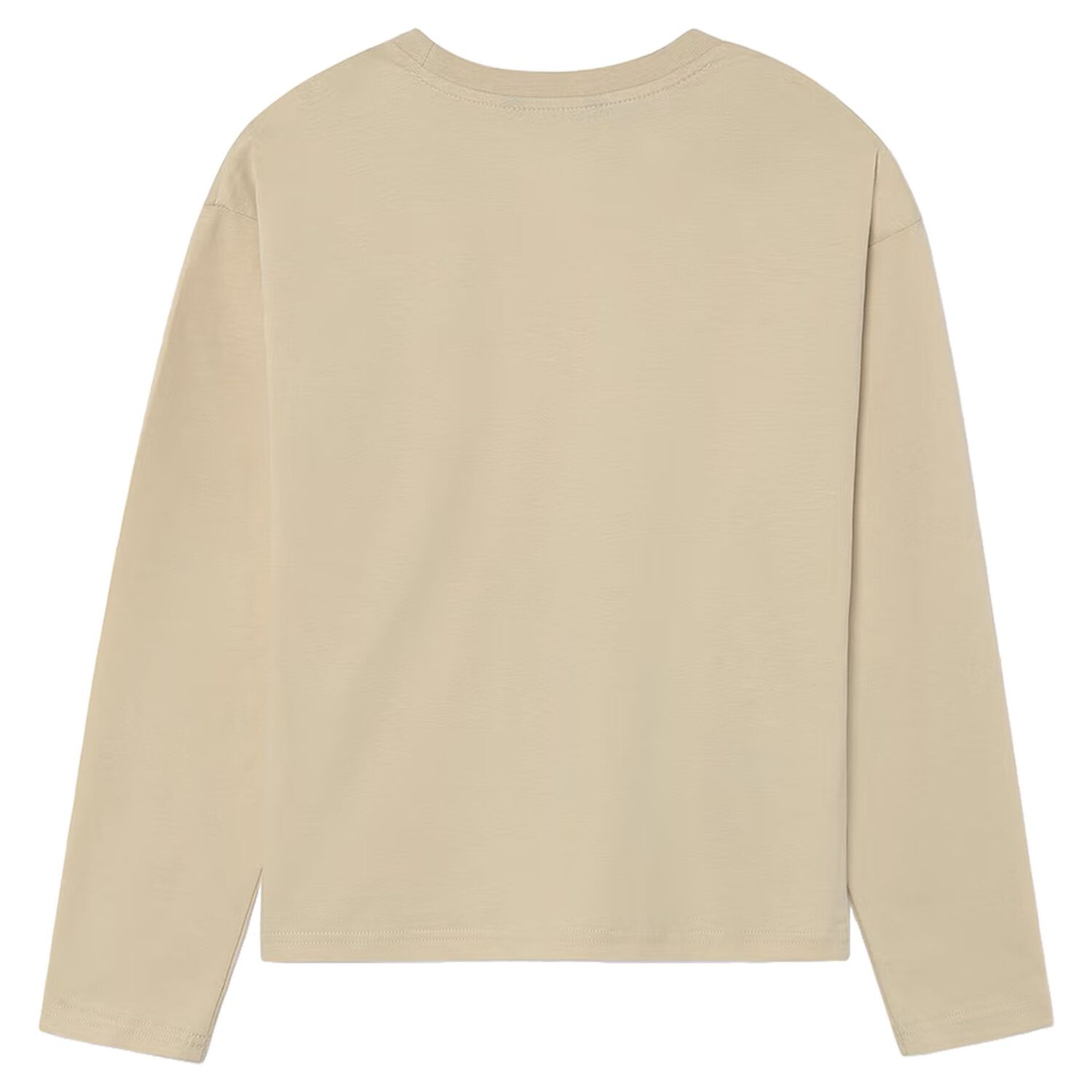 Boys Beige Printed Long Sleeve Top, 2, hi-res