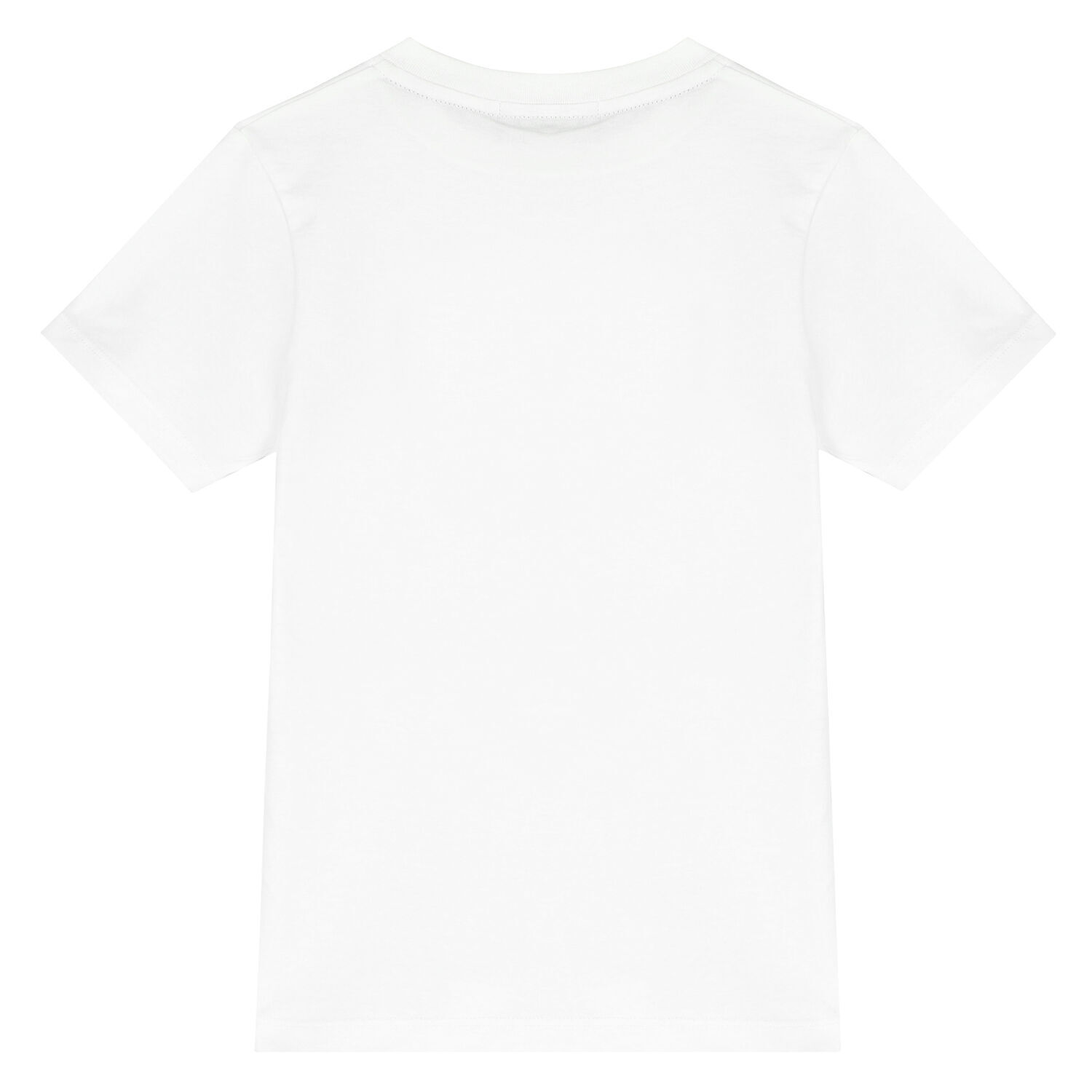 Boys White Logo T-Shirt, 1, hi-res
