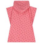Girls Pink Crab Hooded Towel, 1, hi-res