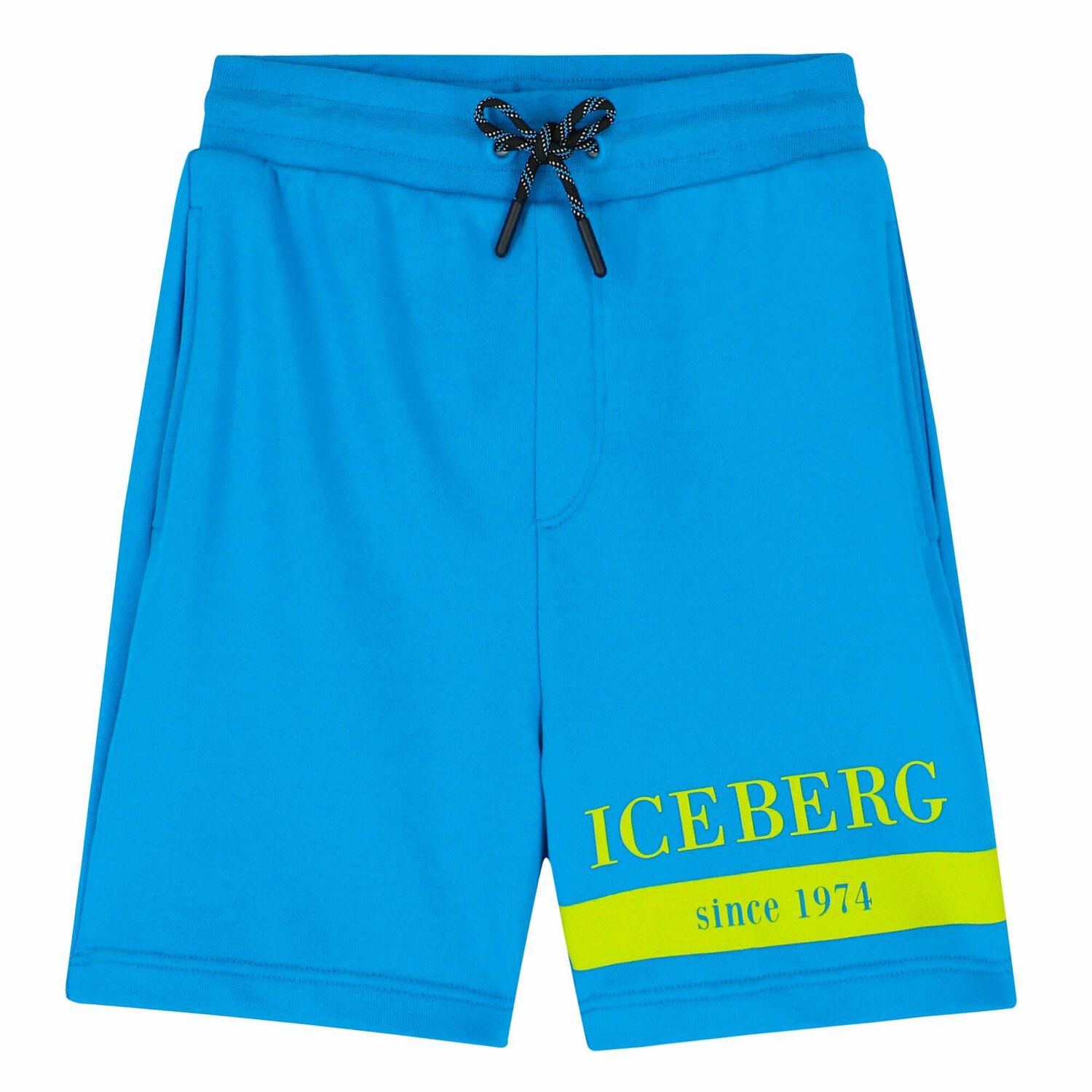 Boys Blue Logo Shorts, 2, hi-res image number null