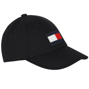 Boys Black Logo Cap