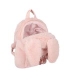 Girls Pink Faux Fur Backpack, 1, hi-res