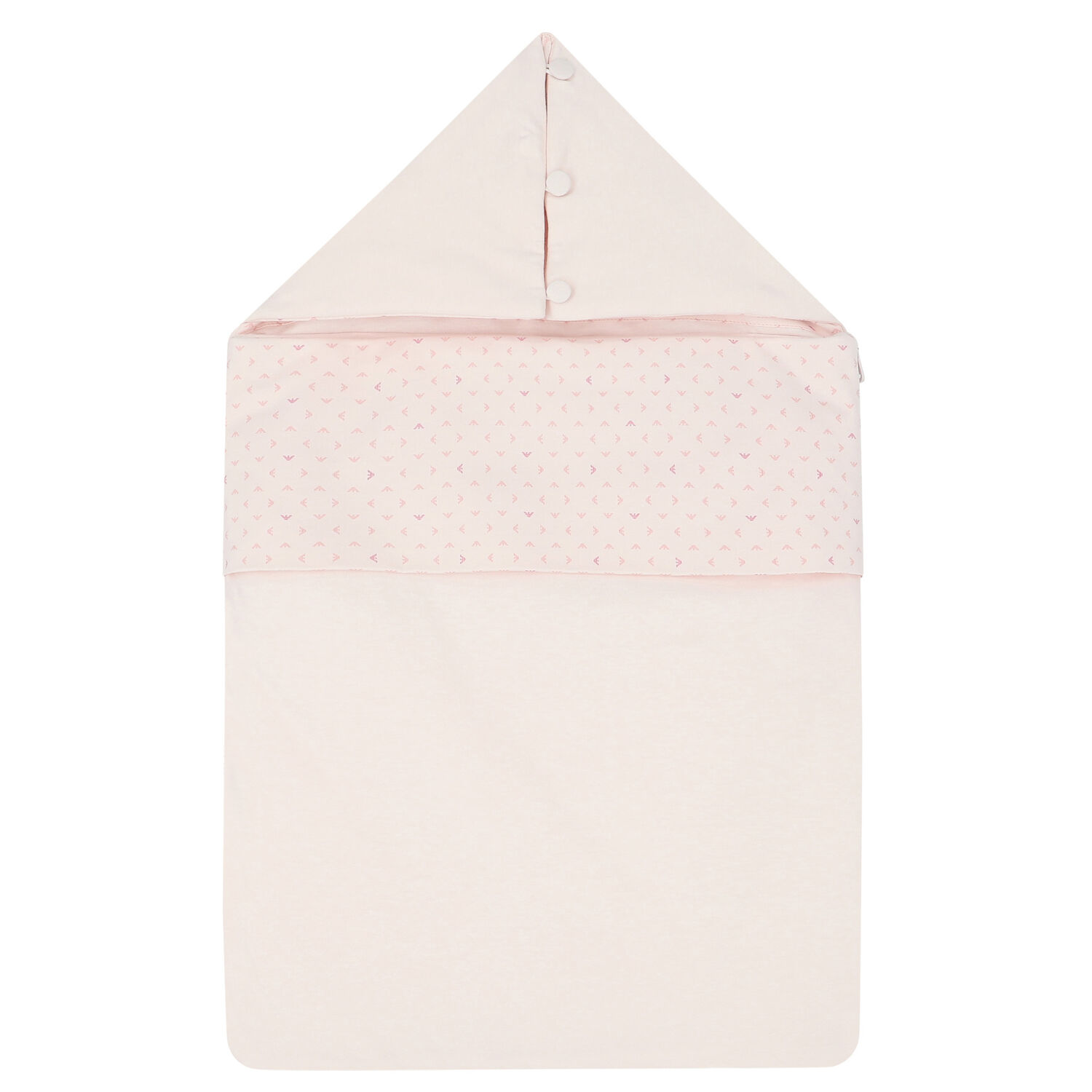 Ivory & Pink Logo Baby Nest, 2, hi-res