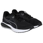 Boys Black Twitch Runner Trainers, 1, hi-res