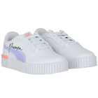 Girls White Carina Trainers, 1, hi-res