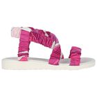 Girls Pink & Purple Sandals, 2, hi-res
