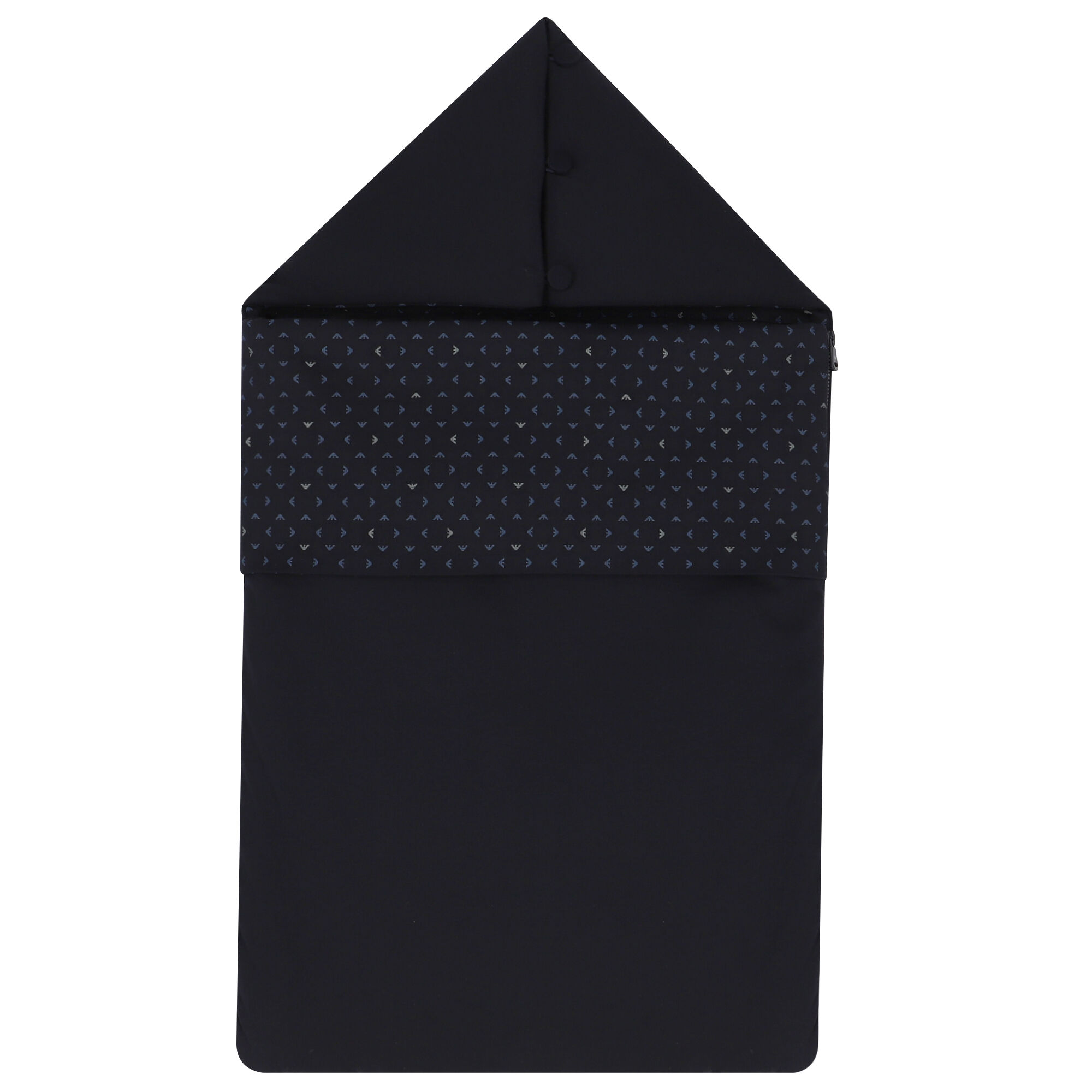 Emporio Armani Navy Blue Logo Baby Nest Junior Couture UAE
