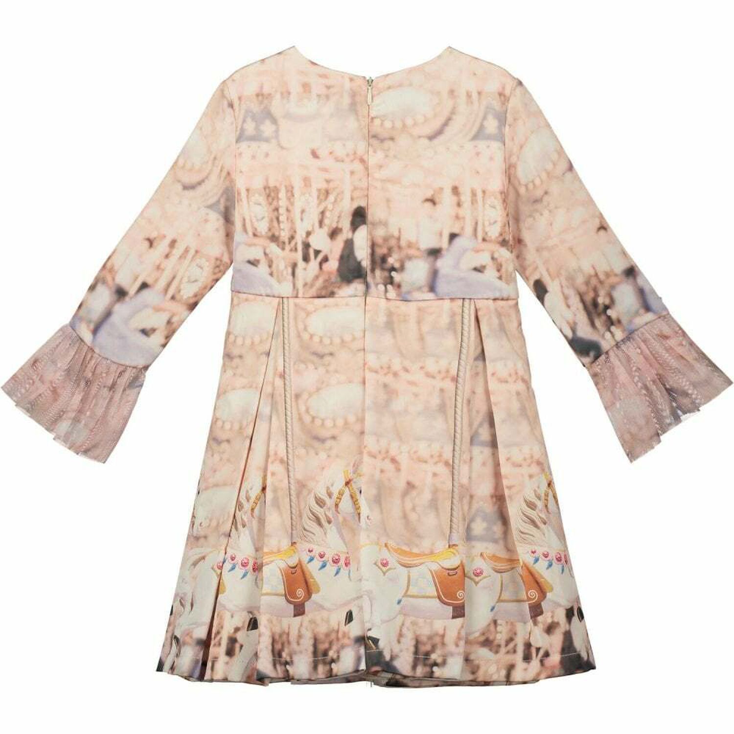 Girls Pink & Ivory Dress, 1, hi-res image number null