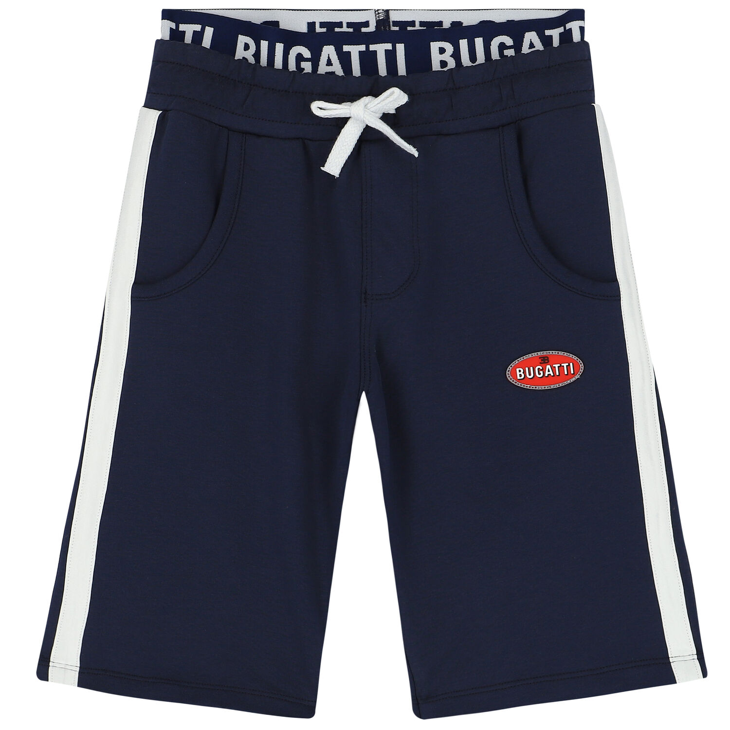 Boys Navy Logo Shorts, 1, hi-res image number null
