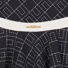 فستان بناتي باللون أسود بشعار, 3, hi-res