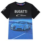 Boys Black & Blue Logo T-Shirt, 1, hi-res