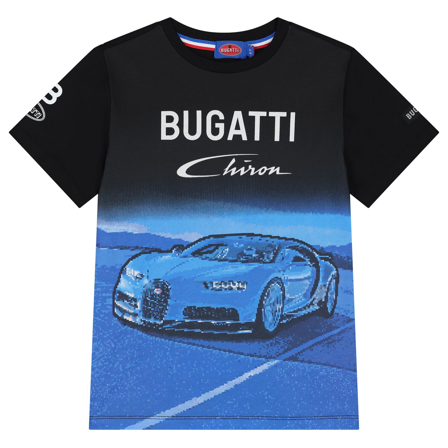 Boys Black & Blue Logo T-Shirt, 1, hi-res
