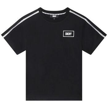 Boys Black Logo T-Shirt