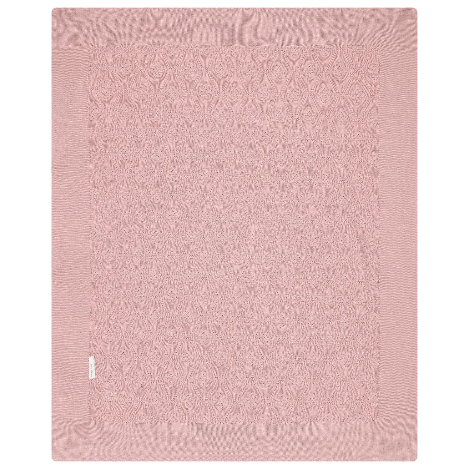 Baby Girls Pink Knitted Blanket, 2, hi-res image number null