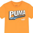 Boys Orange Logo T-Shirt, 1, hi-res