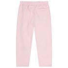 Girls Mini Me Pink Logo Trousers, 1, hi-res