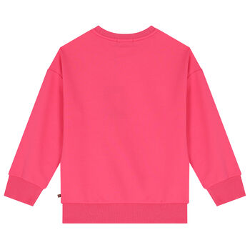 Girls Pink Handbag Sweatshirt