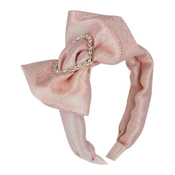 Girls Blush Pink Glitter Headband