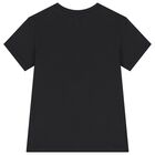 Boys Black Logo T-Shirt, 2, hi-res