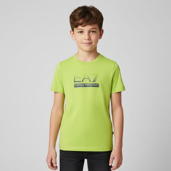Boys Green Logo T-Shirt