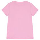 Girls Pink Logo T-Shirt, 3, hi-res