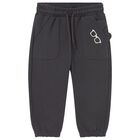 بنطلون رياضي للأطفال باللون الأسود للأولاد, 1, hi-res