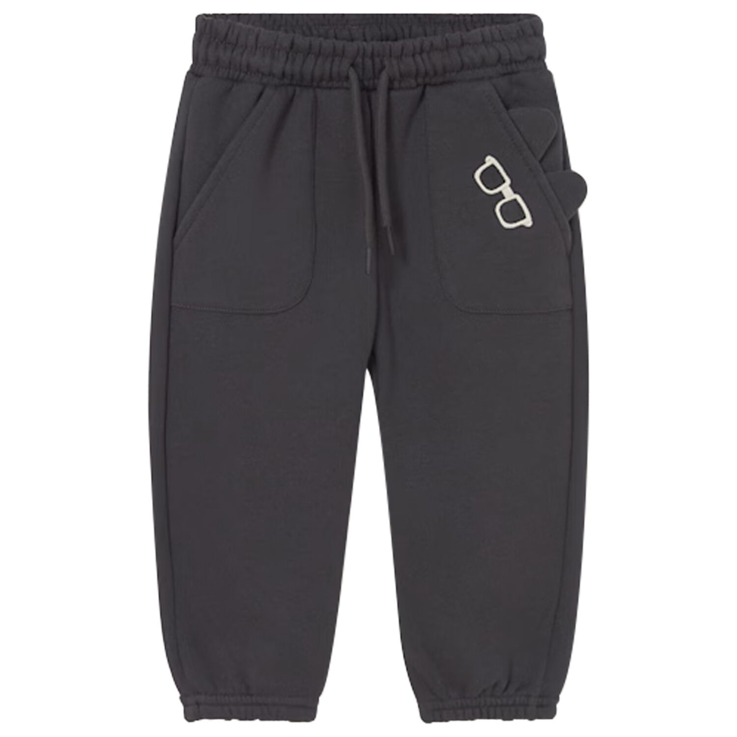 بنطلون رياضي للأطفال باللون الأسود للأولاد, 1, hi-res