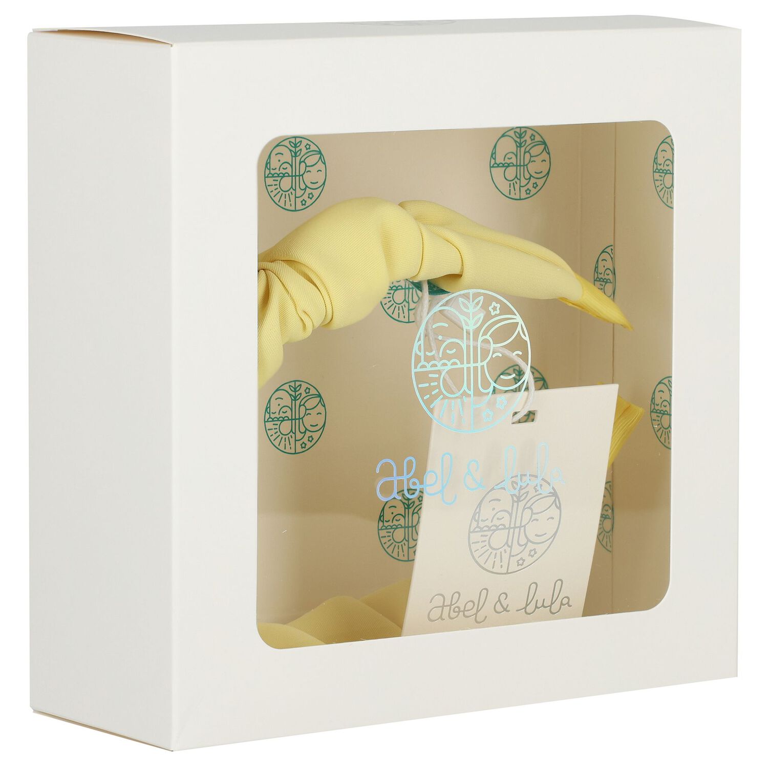 Girls Yellow Crepe Headband, 3, hi-res