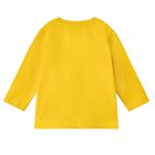 Younger Boys Yellow Logo Long Sleeve Top, 2, hi-res