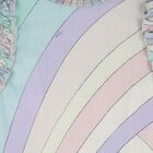 Girls Multi-Coloured Ruffled Iride Dress, 1, hi-res