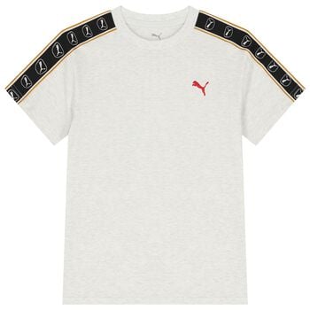 Boys Grey Logo T-Shirt