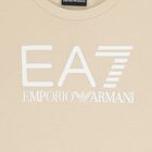 Boys Beige & Black Logo Shorts Set, 5, hi-res