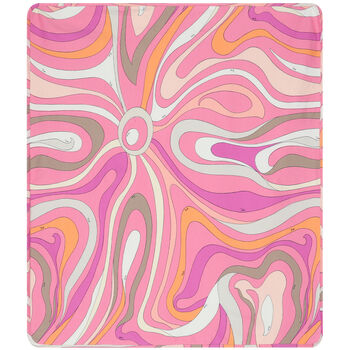 Girls Pink Marmo Baby Blanket