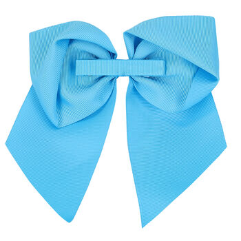 Girls Blue Bow Hair Clip