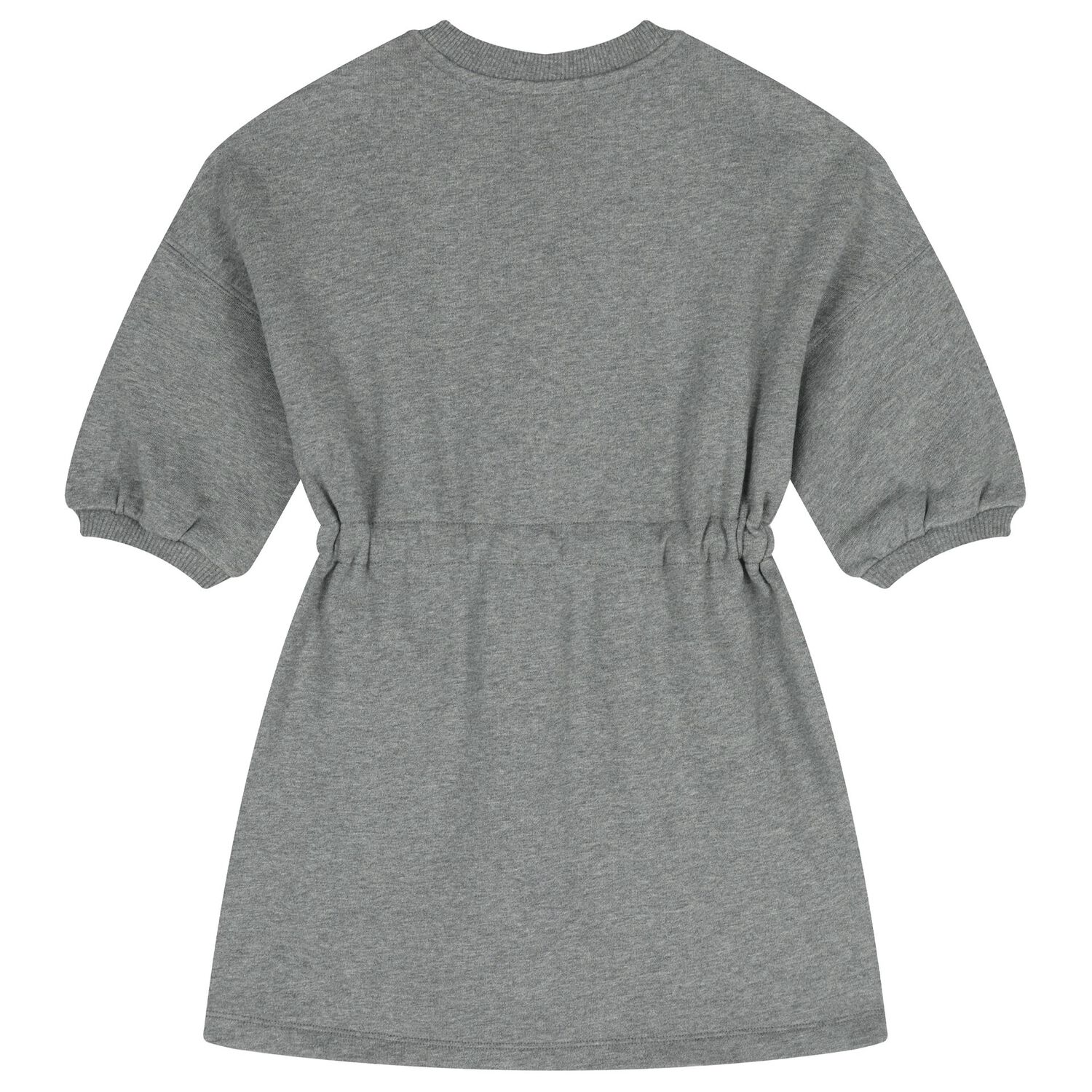 Girls Grey Logo Sweatshirt Dress, 1, hi-res