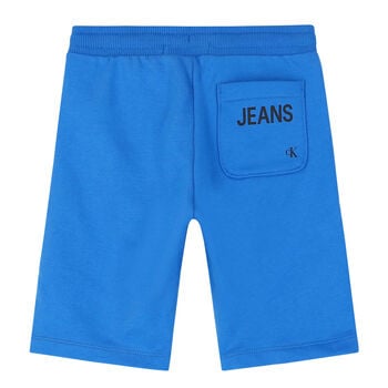 Boys Blue Logo Shorts