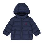 Baby Boys Naby Blue Logo Puffer Jacket, 1, hi-res