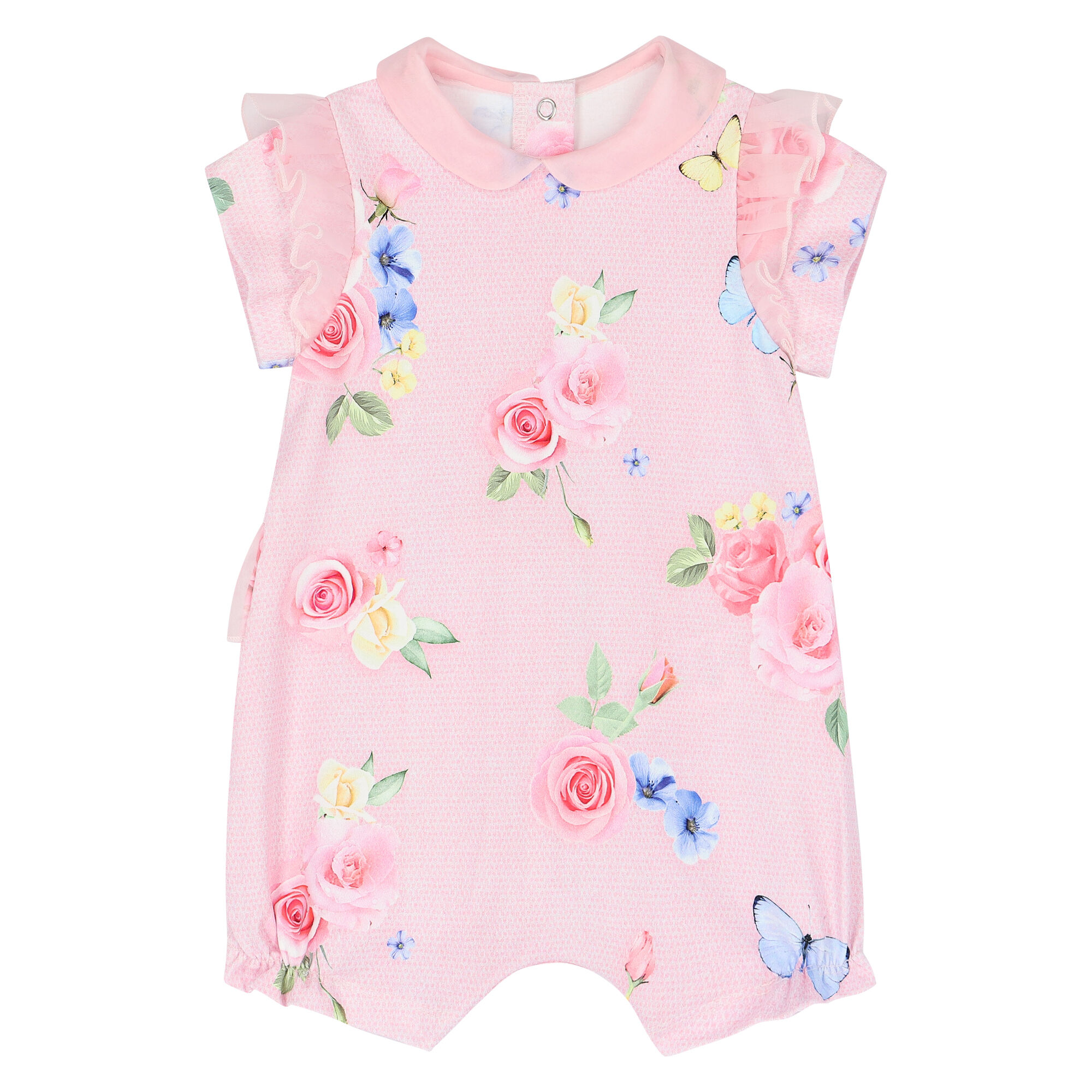 Baby pink shop floral romper