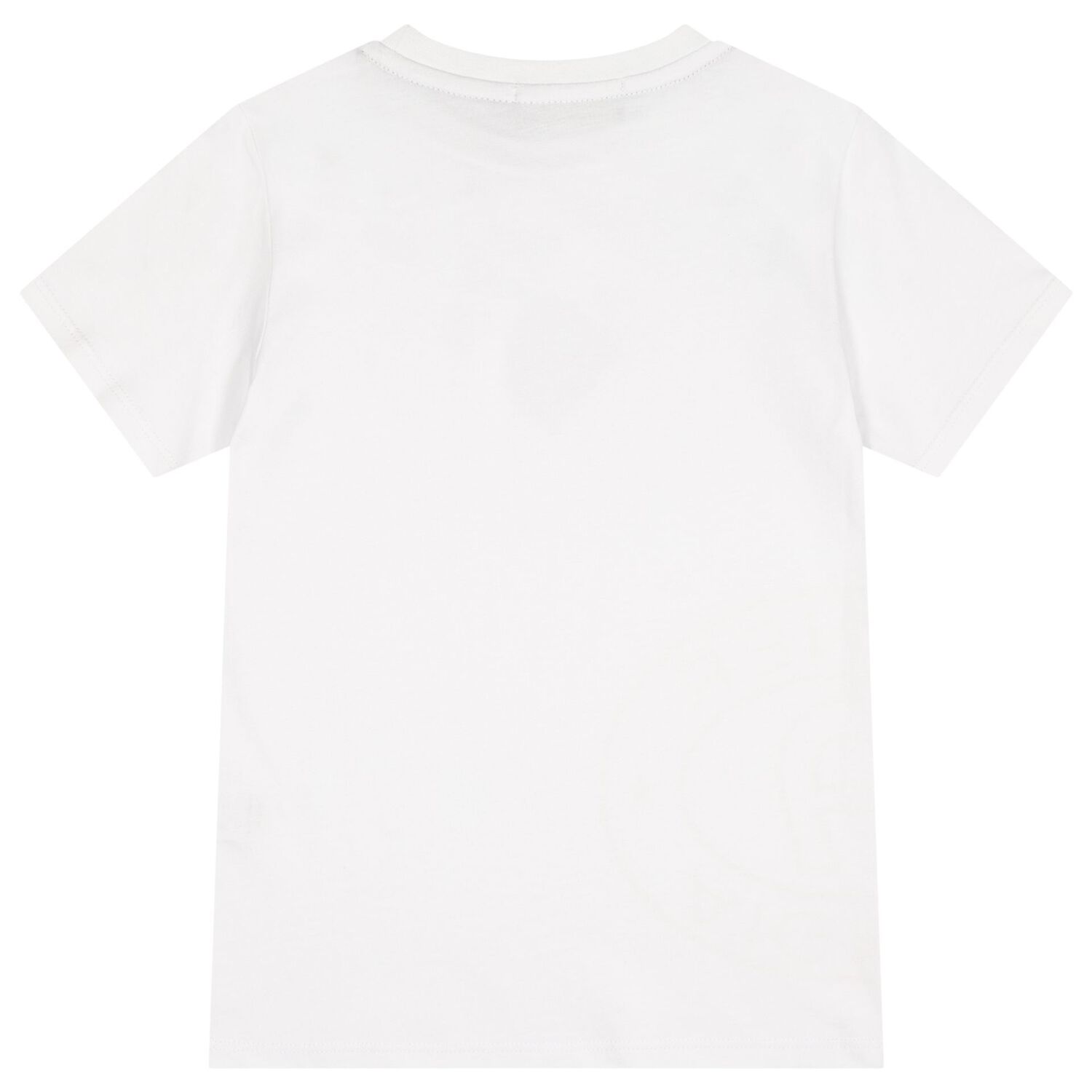 Boys White Logo T-Shirt, 1, hi-res