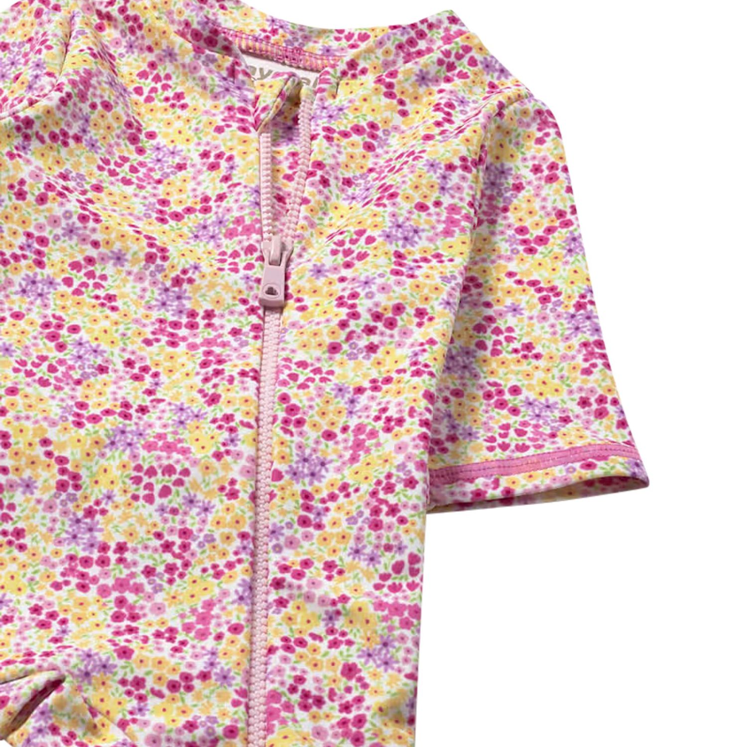 Baby Girls Multi-Coloured Floral Sun Suit Set, 1, hi-res