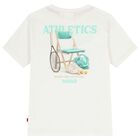 Boys White Logo T-Shirt, 1, hi-res