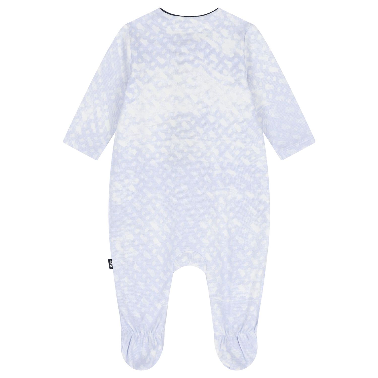 Baby Boys Blue Logo Babygrow Gift Set, 1, hi-res
