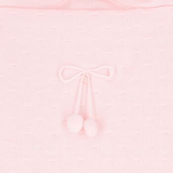 Baby Girls Pink Knit Nest
