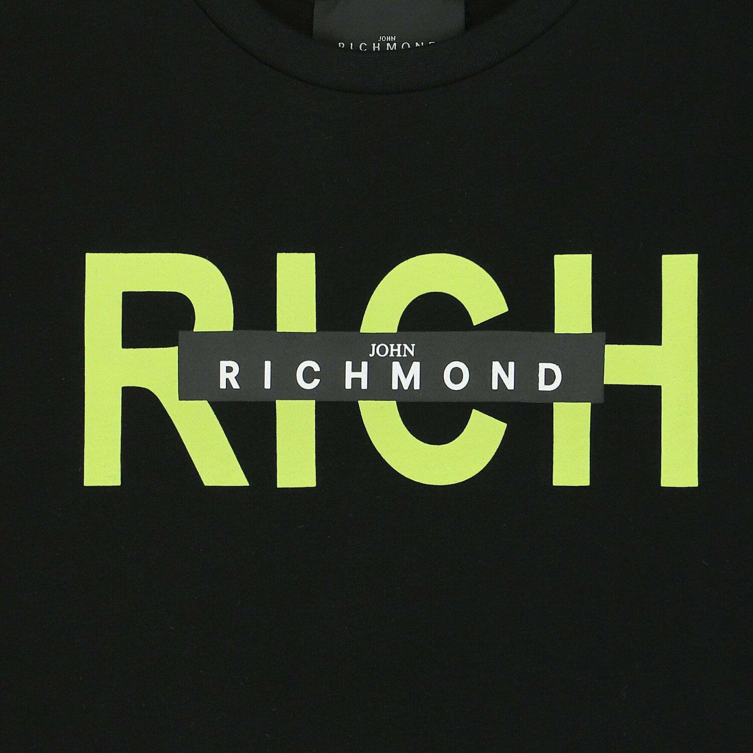 Boys Black Logo T-Shirt, 1, hi-res