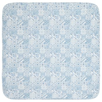 Baby Boys Blue & White Blanket