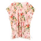 Girls Pink Pleated Kaftan, 1, hi-res