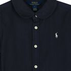 فستان بالشعار باللون الكحلى للبنات, 1, hi-res